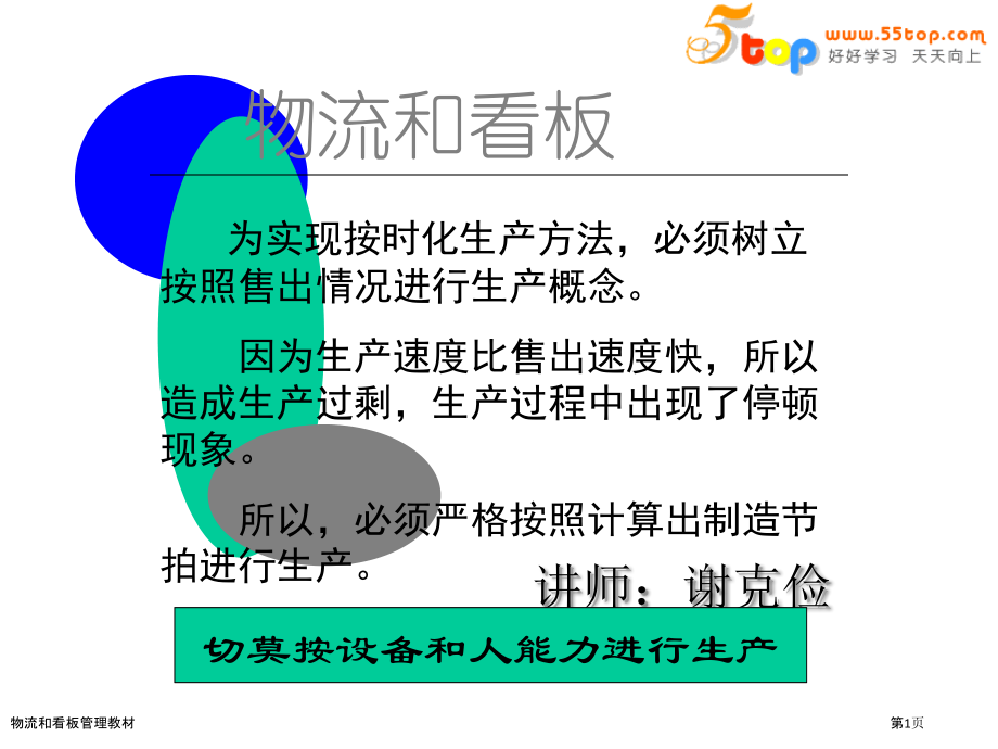 物流和看板管理教材.pptx_第1页