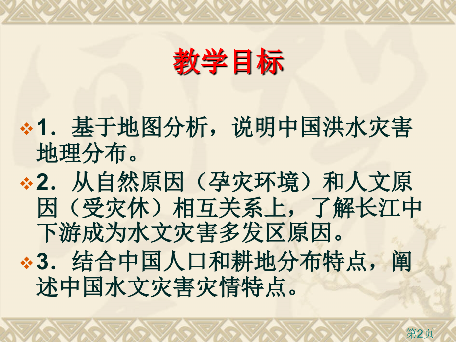 高中地理中国的水文灾害人教版选修5省名师优质课获奖课件市赛课一等奖课件.ppt_第2页