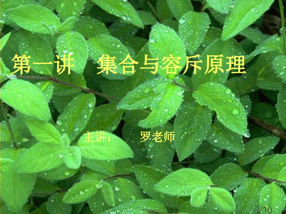 高中奥数集合市公开课一等奖百校联赛优质课金奖名师赛课获奖课件.ppt_第1页
