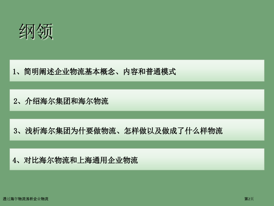 透过海尔物流浅析企业物流.pptx_第2页