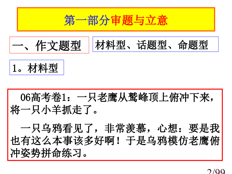 作文的写作训练的教程省名师优质课赛课获奖课件市赛课百校联赛优质课一等奖课件.ppt_第2页