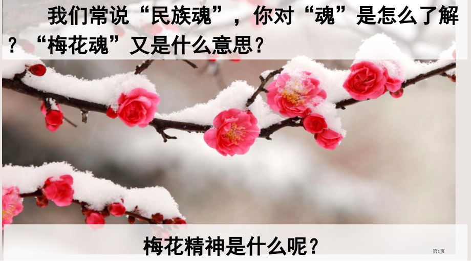 部编版五下第一单元第4课梅花魂市公共课一等奖市赛课金奖课件.pptx_第1页