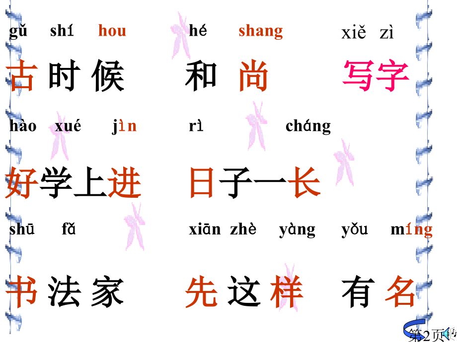 苏教版语文一年级怀素写字省名师优质课获奖课件市赛课一等奖课件.ppt_第2页