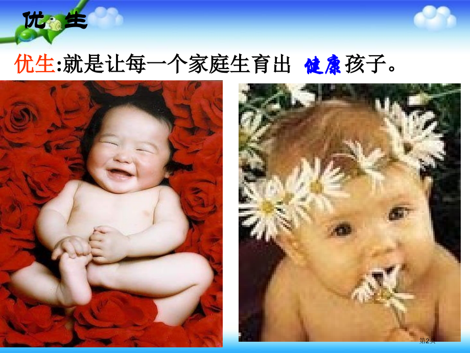 高中生物必修二第六章第二节遗传咨询与优生市公开课一等奖省优质课赛课一等奖课件.pptx_第2页