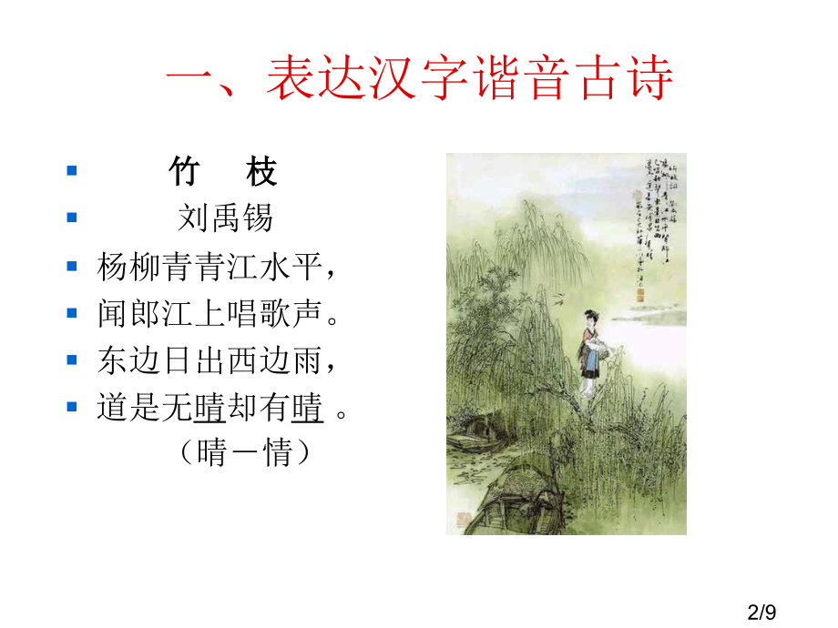 体现汉字谐音古诗笑话歇后语省名师优质课赛课获奖课件市赛课百校联赛优质课一等奖课件.ppt_第2页
