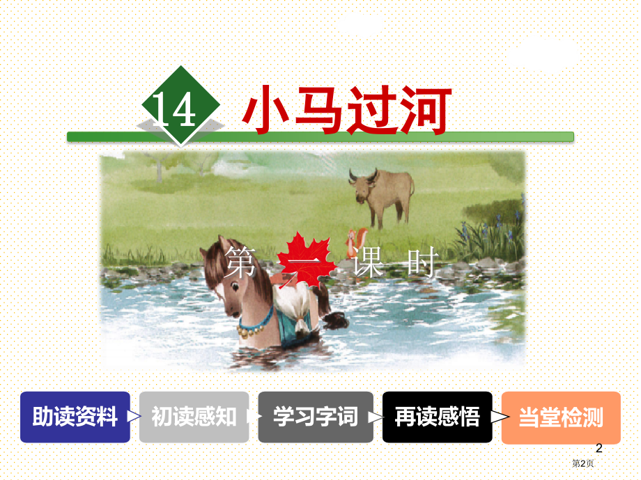 第14课小马过河第1课时市名师优质课比赛一等奖市公开课获奖课件.pptx_第2页