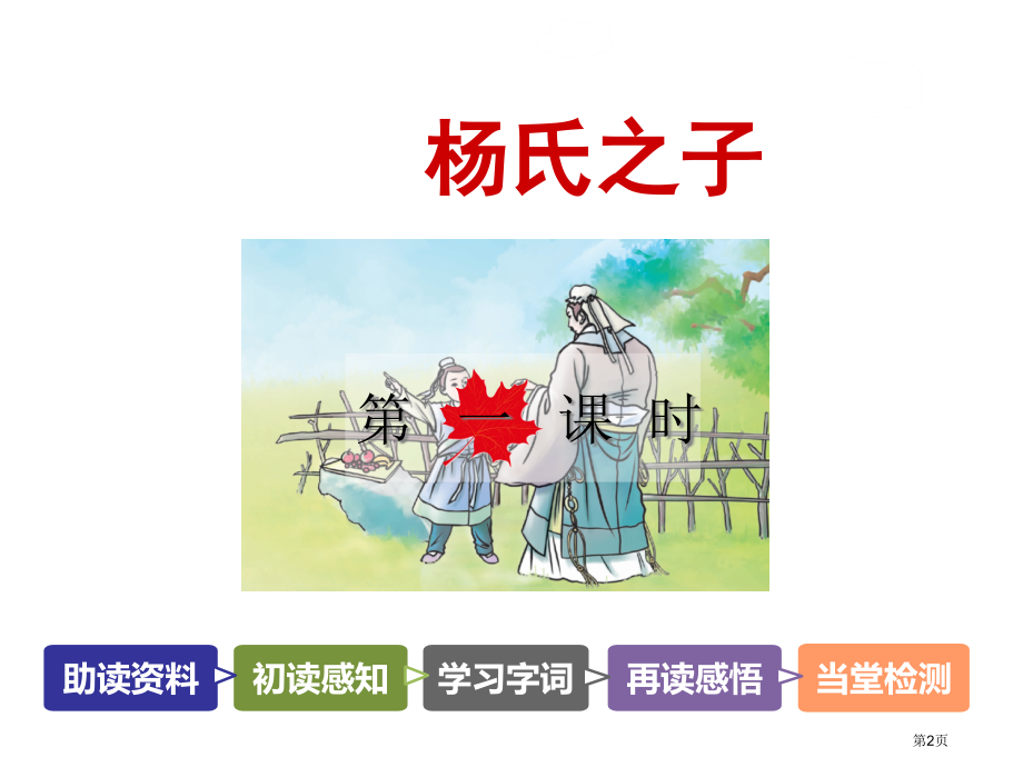 五年级下册语文10.杨氏之子第1课时市公开课一等奖省优质课赛课一等奖课件.pptx_第2页