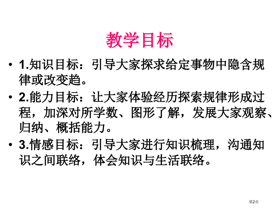探索规律北师大版六年级数学下册第十二册数学市名师优质课比赛一等奖市公开课获奖课件.pptx_第2页