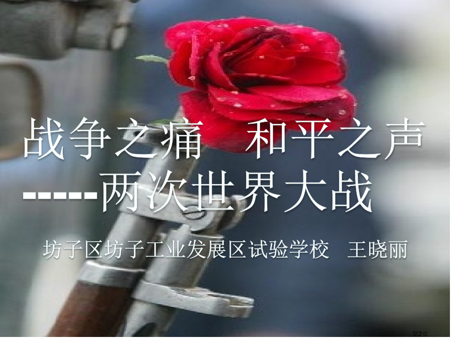 九年级历史下册两次世界大战复习市公开课一等奖省优质课赛课一等奖课件.pptx_第2页