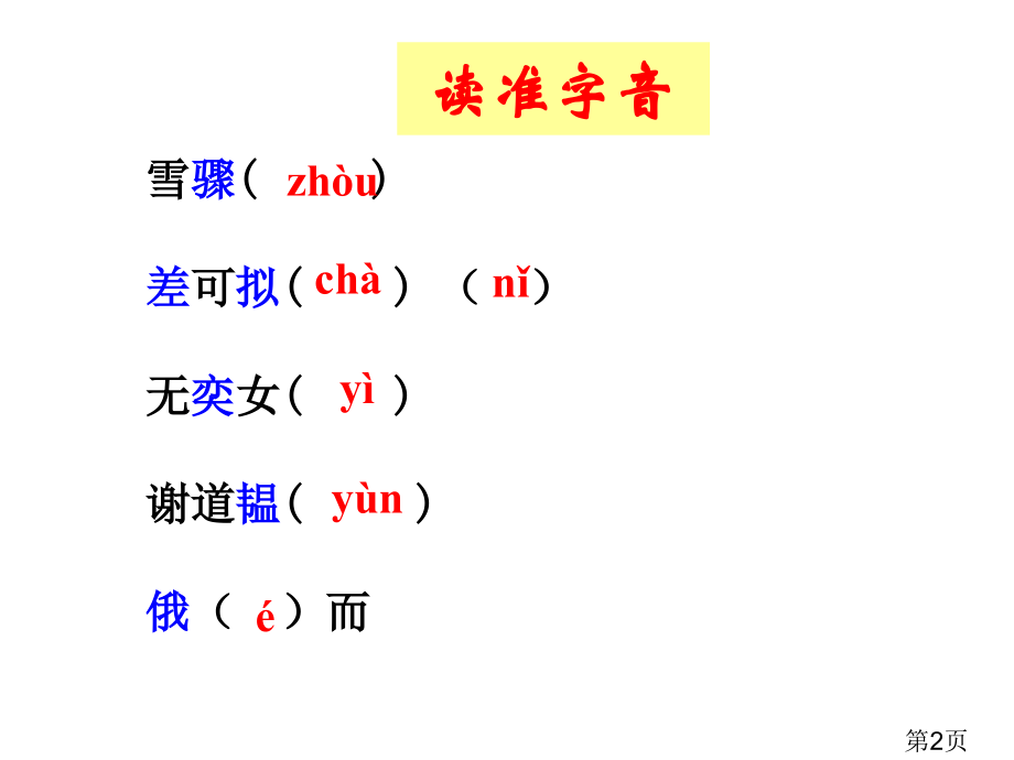 《咏雪》《陈太丘与友期》复习要点省名师优质课赛课获奖课件市赛课一等奖课件.ppt_第2页