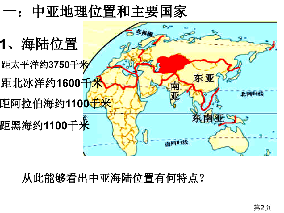 高中地理区域地理--世界地理之中亚名师优质课获奖市赛课一等奖课件.ppt_第2页