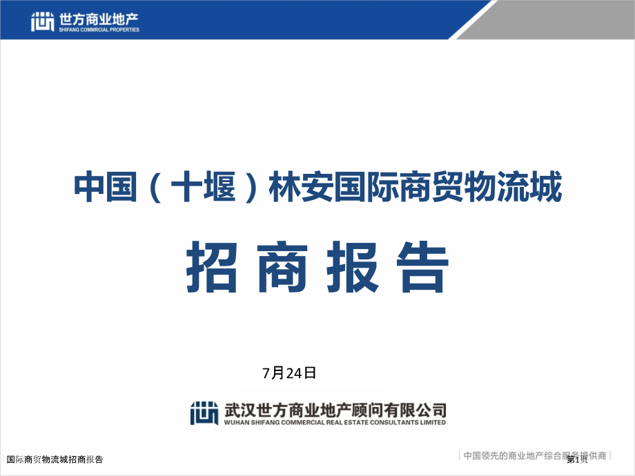 国际商贸物流城招商报告.pptx_第1页