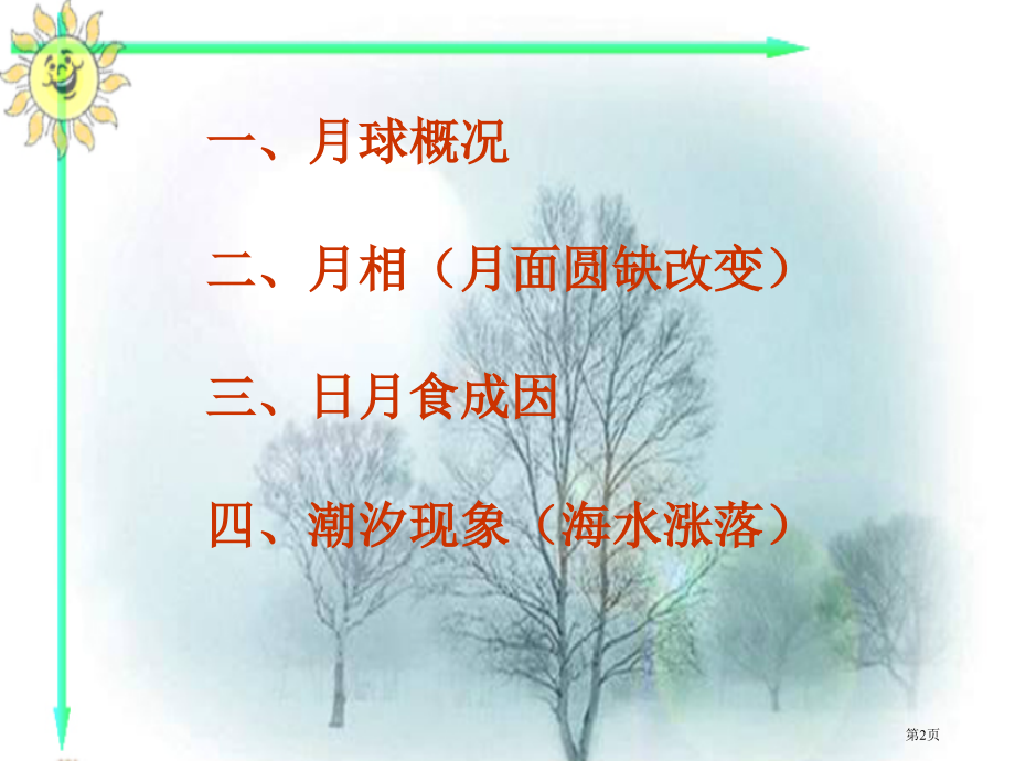 中图高一地理第一篇专题2地球的伙伴月球市公开课一等奖省优质课赛课一等奖课件.pptx_第2页