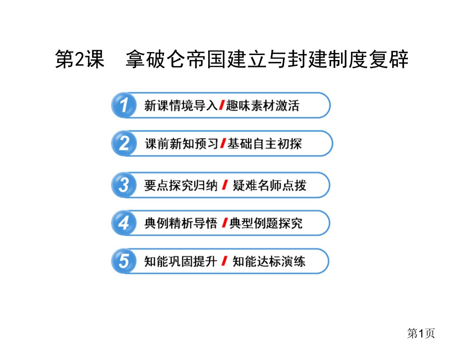 5.2-拿破仑帝国的建立与封建制度的复辟省名师优质课赛课获奖课件市赛课一等奖课件.ppt_第1页