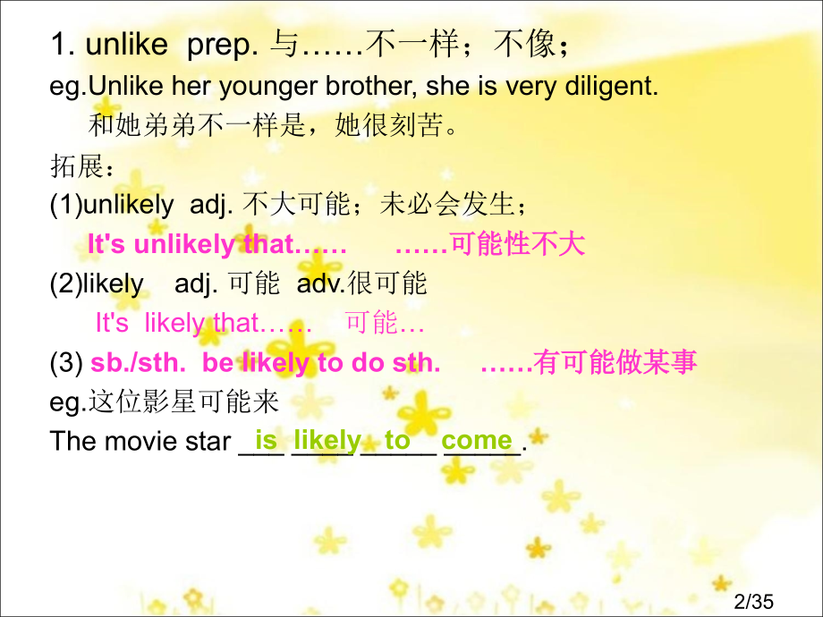 必修三UNIT4单词讲解省名师优质课赛课获奖课件市赛课百校联赛优质课一等奖课件.ppt_第2页