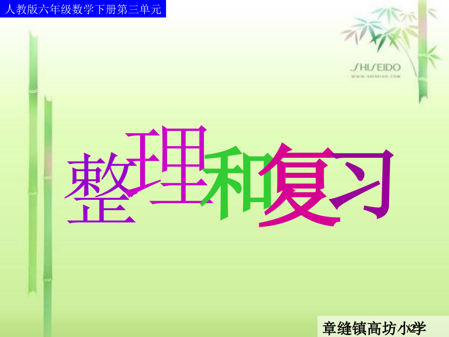 人教版六年级数学下册第三单元第十三课时-整理和复习(二)省名师优质课赛课获奖课件市赛课一等奖课件.ppt_第1页