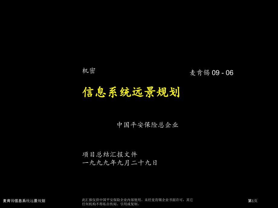 麦肯锡信息系统远景规划.pptx_第1页