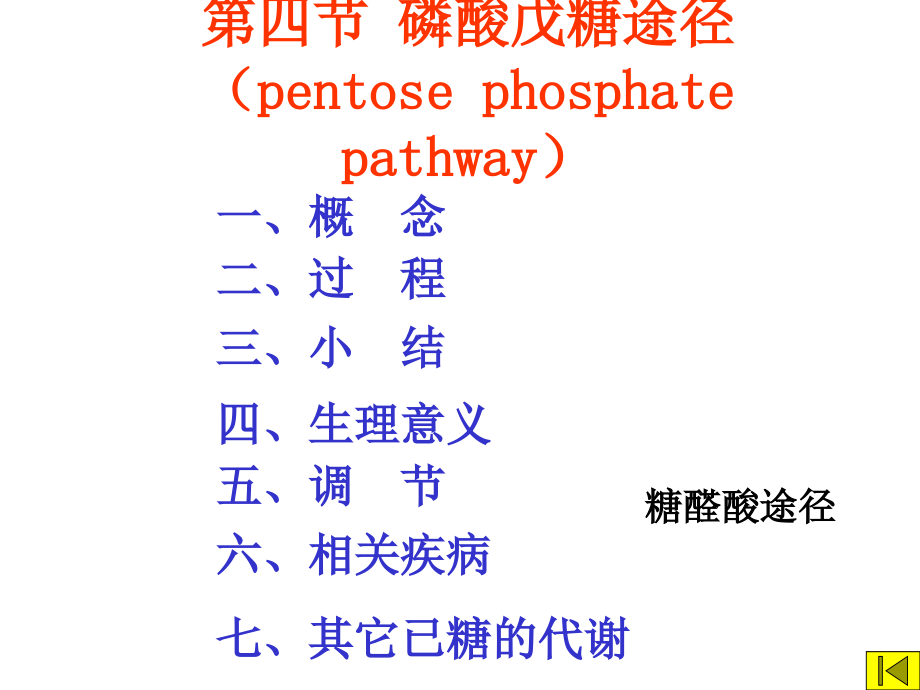 节磷酸戊糖途径.ppt_第1页