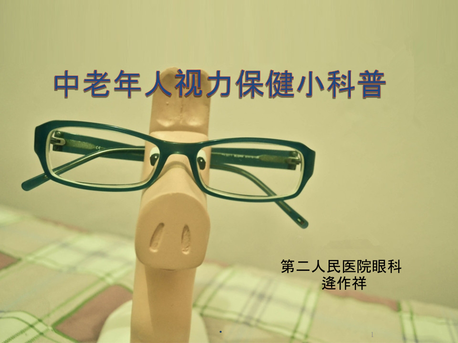老人视力保健知识科普.pptx_第1页