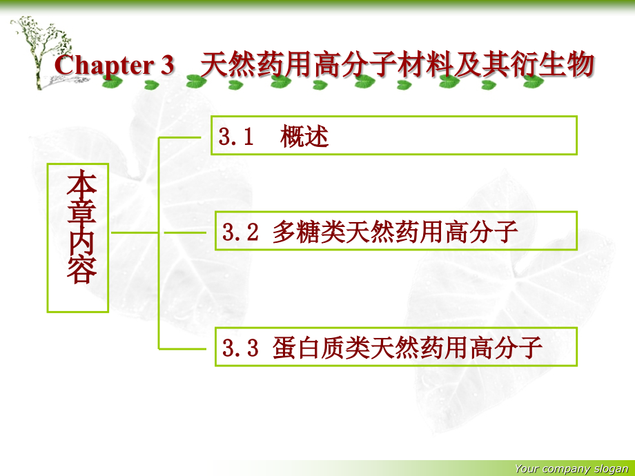 三篇天然药用高分子材料及其衍生物.ppt_第1页