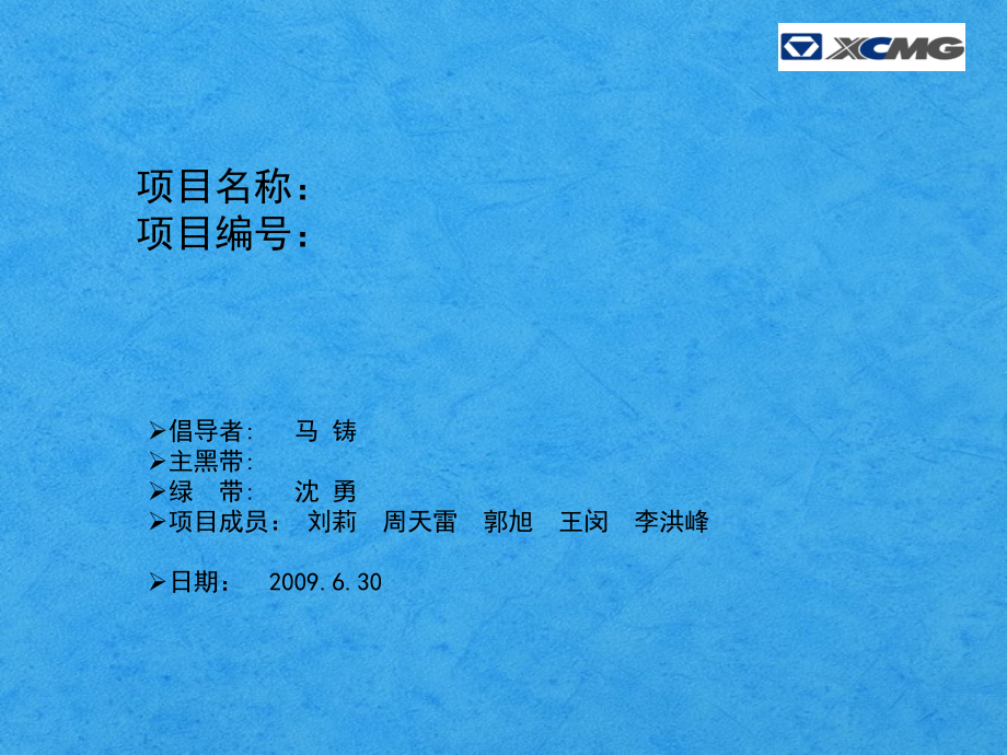 六西格玛项目模板参考(DMAIC).ppt_第1页