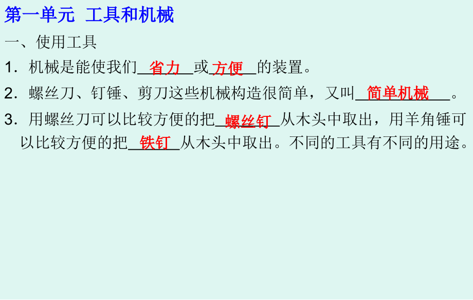 教科版科学六级上册全册知识要点复习.ppt_第1页