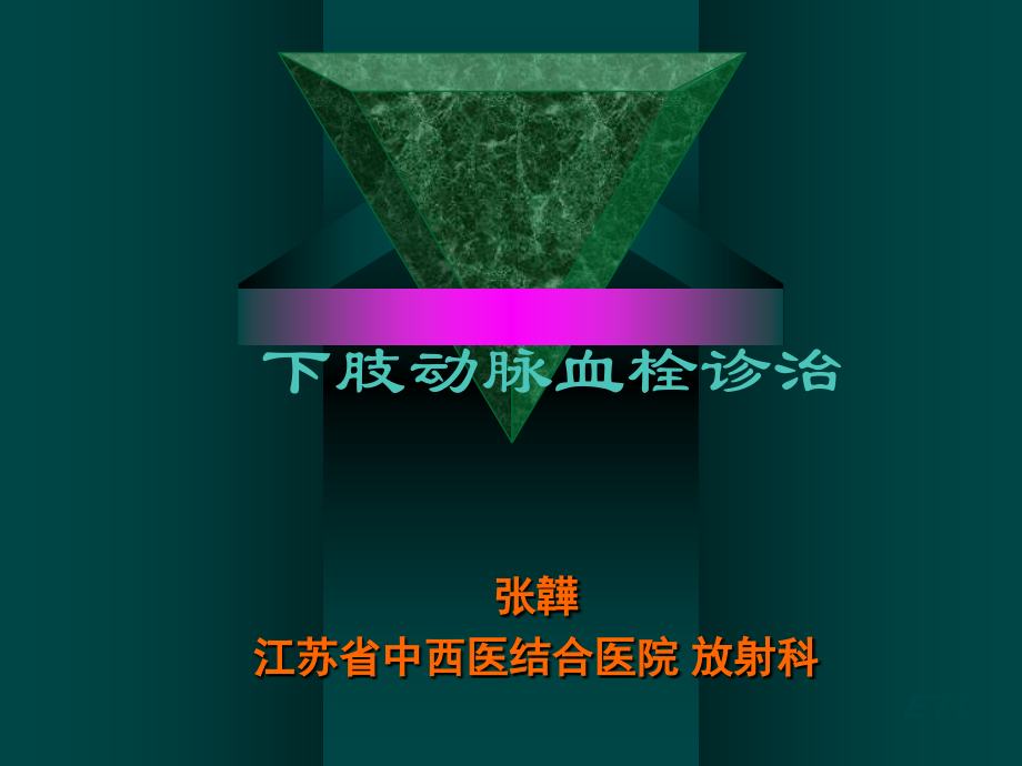 下肢动脉血栓诊疗.ppt_第1页