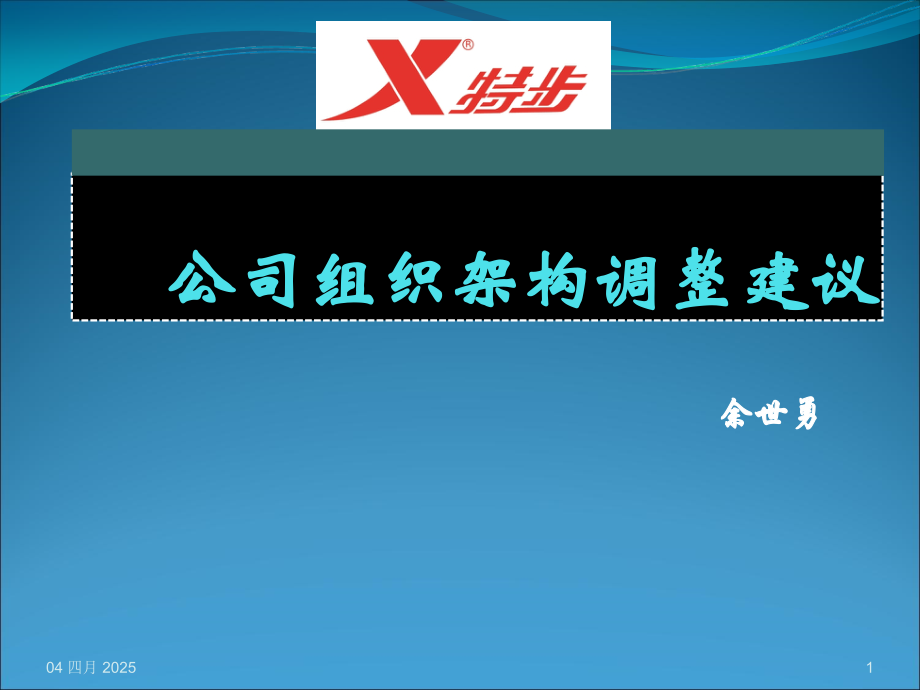 公司组织架构调整建议.ppt_第1页