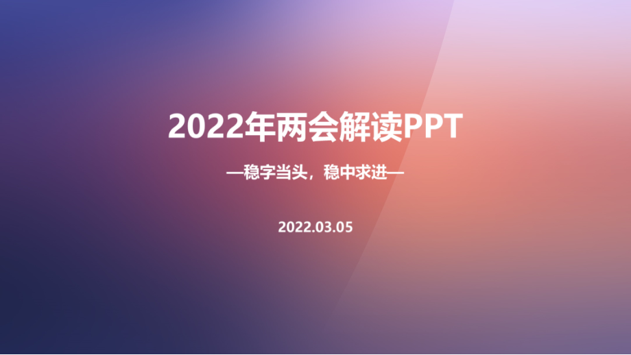 学习2022年两会PPT.pptx_第1页