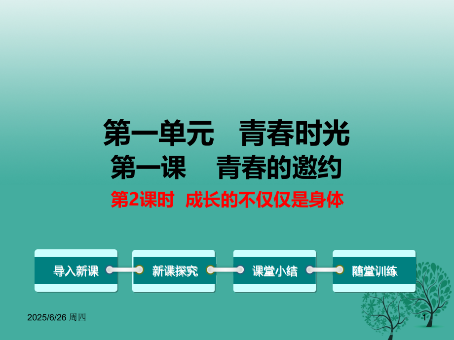 学练优秋季版七级道德与法治下册成长的不仅仅是身教学PPT课件.ppt_第1页