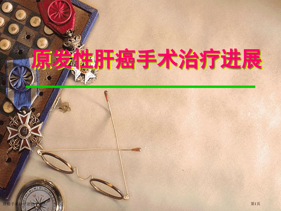 肝癌手术治疗进展专家讲座.pptx_第1页