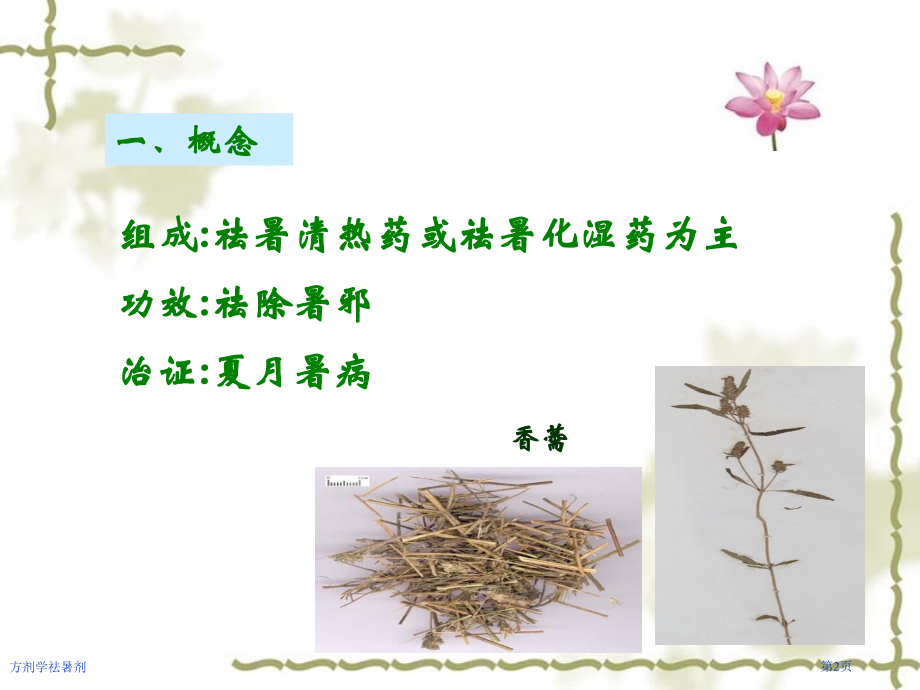 方剂学祛暑剂专家讲座.pptx_第2页