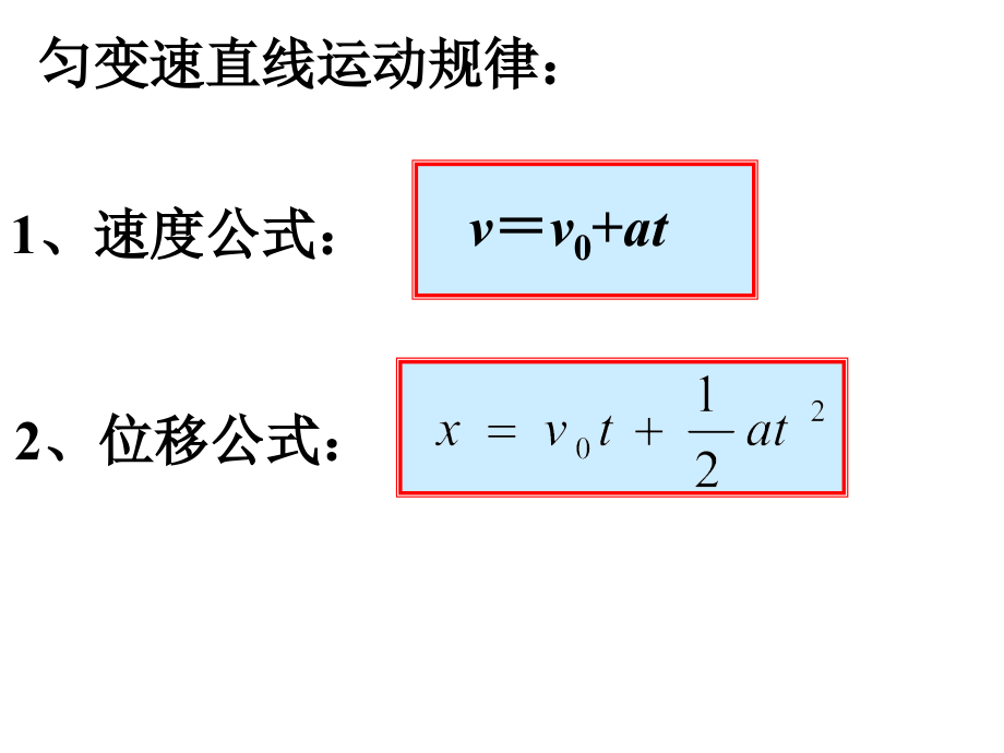 高一物理匀变速直线运动的位移与速度的关系.pptx_第2页