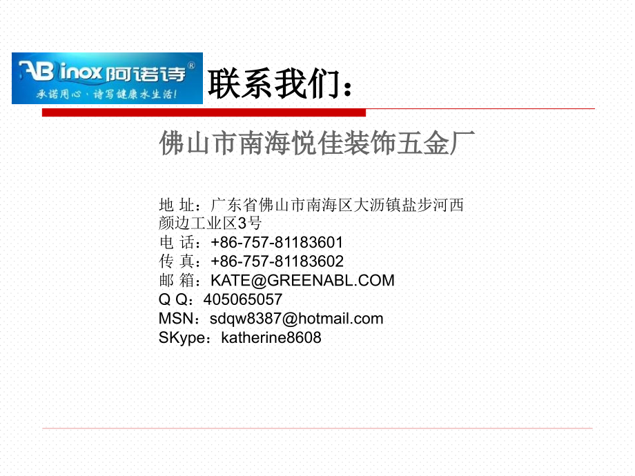 阿诺诗304不锈钢.pptx_第1页