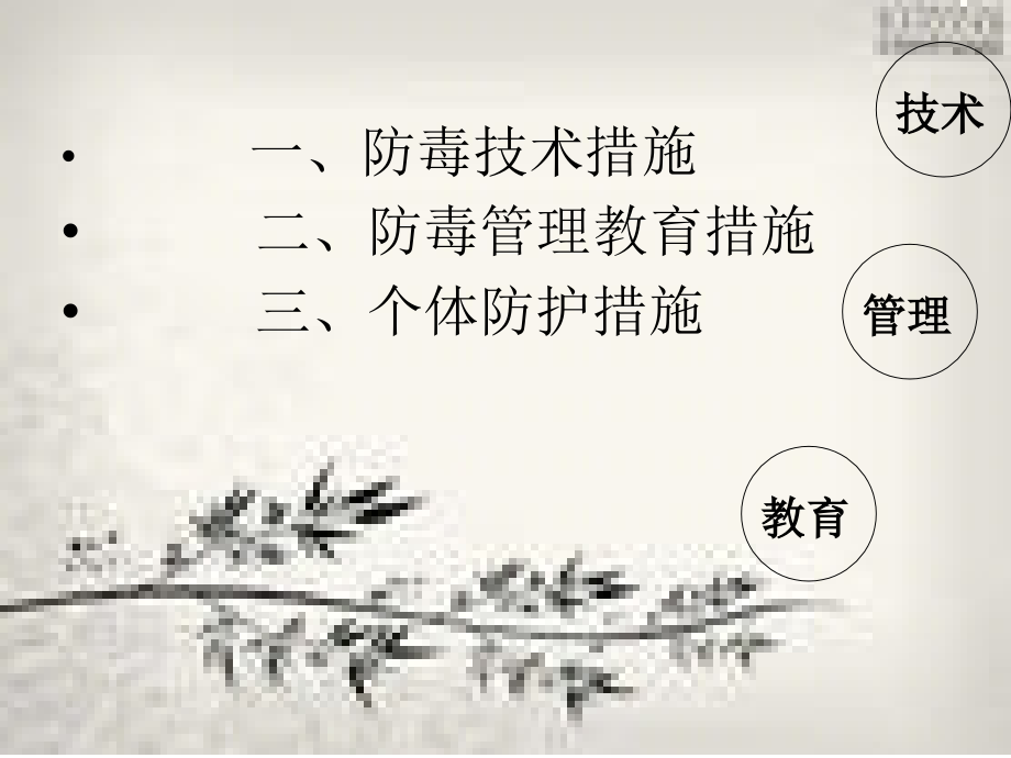 综合防毒的措施.pptx_第1页