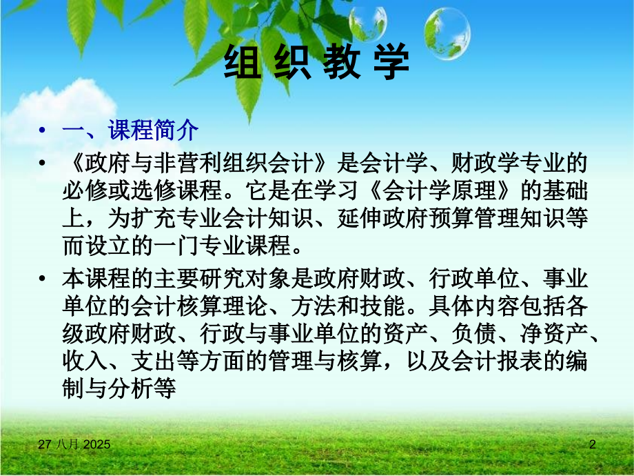 政府与非营利组织会计概述.pptx_第2页