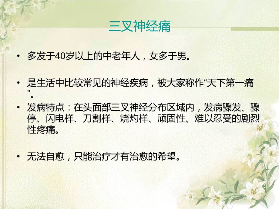 老人三叉神经痛要注意什么.pptx_第2页