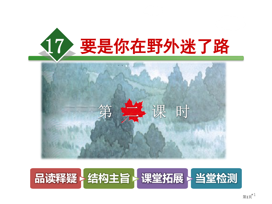 17.要是你在野外迷了路第二课时市公开课金奖市赛课一等奖课件.pptx_第1页