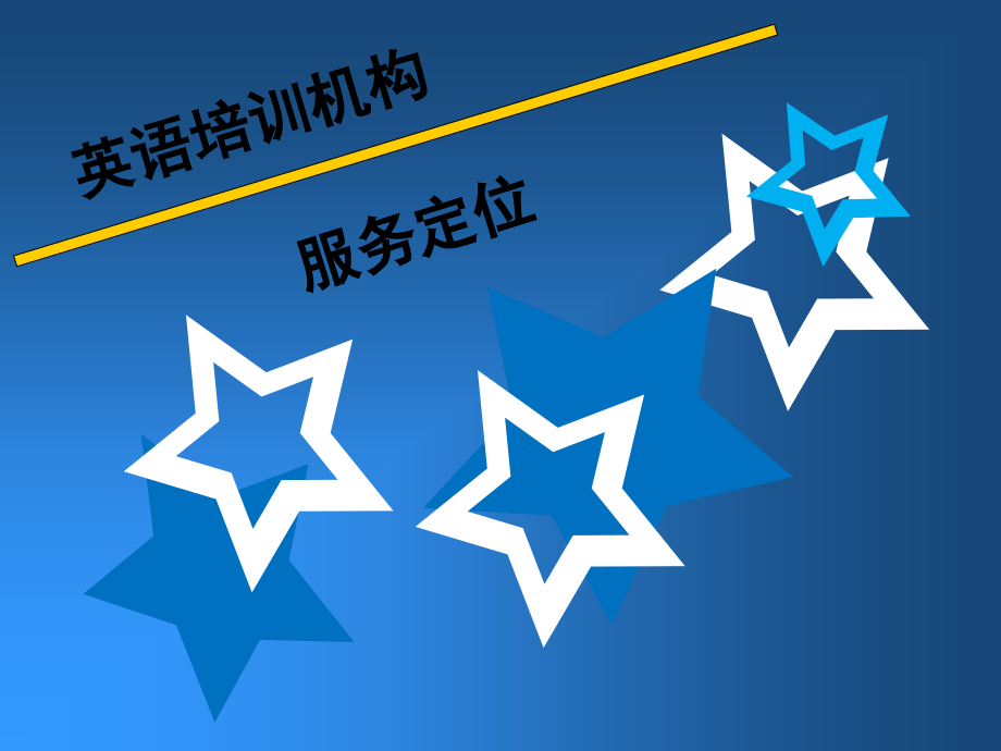 英语培训机构服务定位及预算.pptx_第1页