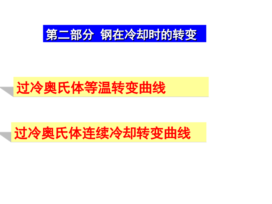 钢的冷却转变剖析.pptx_第1页