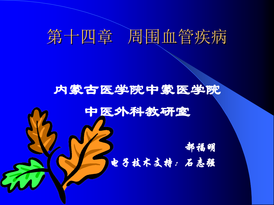 中医外科学课件14章中医外科学.pptx_第1页