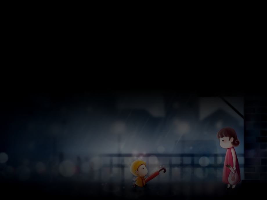 为妈妈送伞模板.pptx_第1页