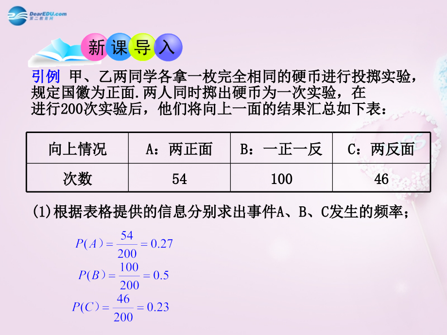 九年级数学下册67利用画树状图和列表计算概率件新版青岛版.pptx_第2页