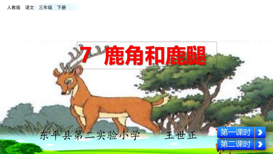 7鹿角和鹿腿.pptx_第1页