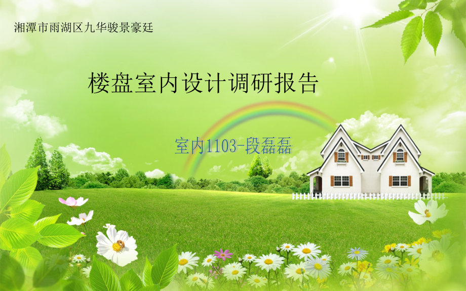 室内设计调研报告.pptx_第1页