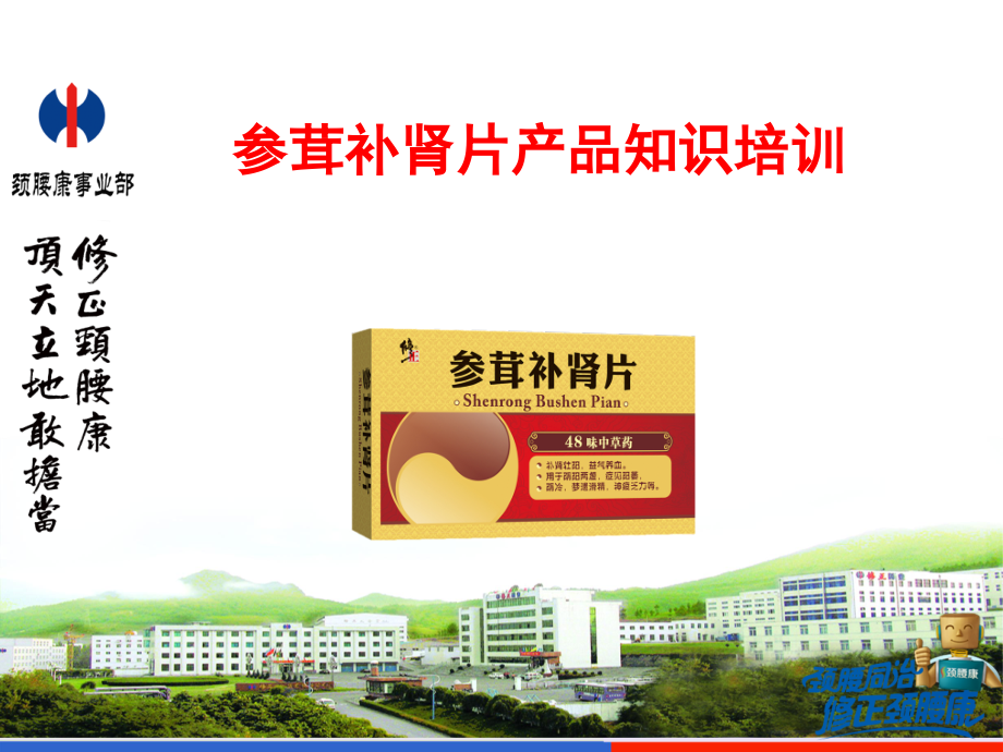 修正参茸补肾片产品知识.pptx_第1页