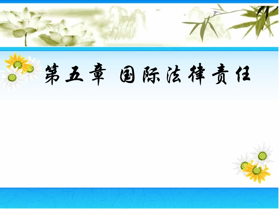 5章国际法律责任分析.pptx_第1页