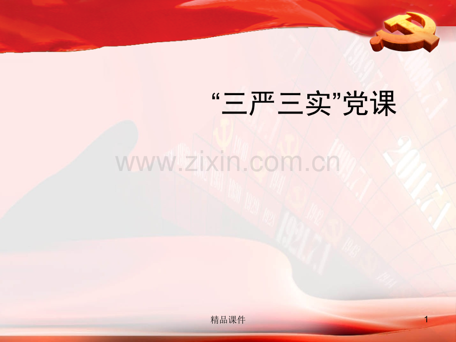 党支部三严三实专题教育活动党课.pptx_第1页