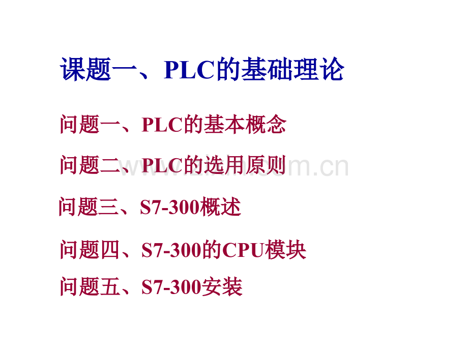 基础全面的西门子S7300介绍.pptx_第2页