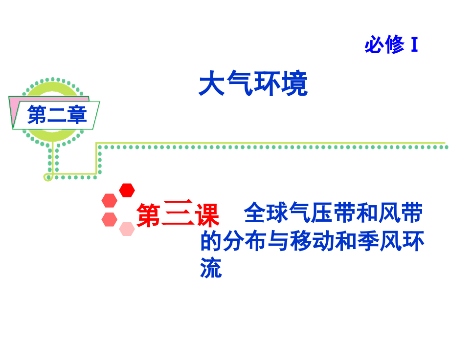 全球气压带和风带的移动和季风环流.pptx_第1页